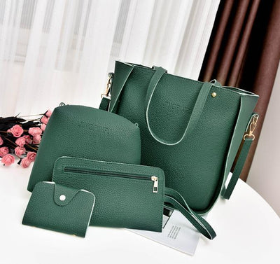 Set de 4 Bolsas Coreanas con Borlas - Bolso, Monedero y Organizador - Image 9