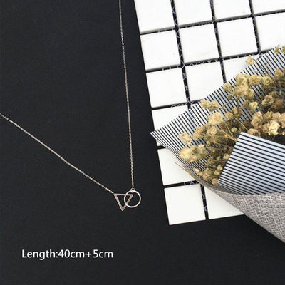 Collar con Colgante Geométrico en Plata 925 Esterlina - Image 11