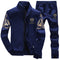 Conjunto Deportivo Hombre 2 Piezas: Chaqueta y Pantalón Slim Fit con Cierre