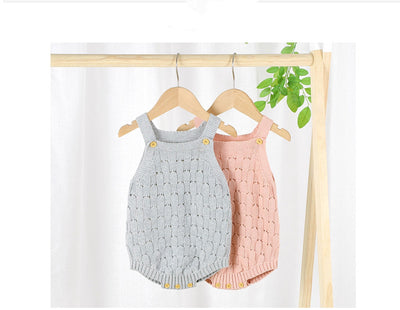 Vestido Tipo Cabestrillo de Punto de Algodón para Bebé - Image 12