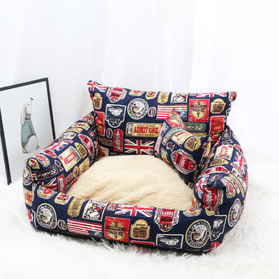 Cama Sofá para Mascotas Otoño Invierno con Tela Canvas - Image 8