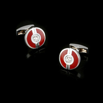Gemelos de Negocios Diamond French - Elegancia Ejecutiva