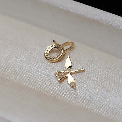 Collar de Oro con Colgante Ángel Calado - Image 2