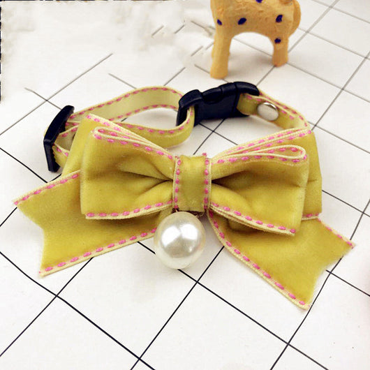 Collar con Moño de Perlas para Gatos y Perros - Image 12