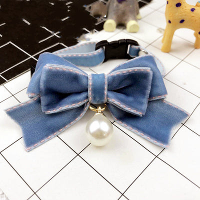 Collar con Moño de Perlas para Gatos y Perros - Image 11