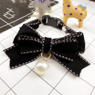 Collar con Moño de Perlas para Gatos y Perros - Image 13
