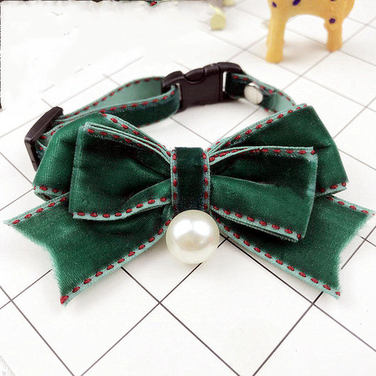 Collar con Moño de Perlas para Gatos y Perros - Image 5