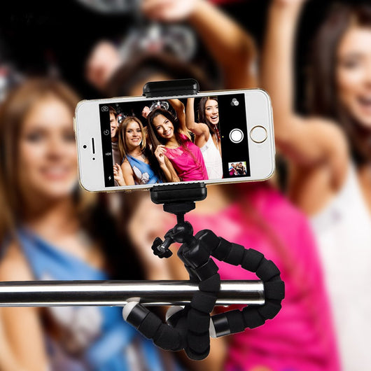 Trípode Flexible Pulpo para Smartphone - Soporte Estable con Pinza Universal Compatible con iPhone y Android - Image 12