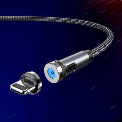Cable de Carga Magnético Giratorio 3 en 1 Compatible con Apple - Image 15