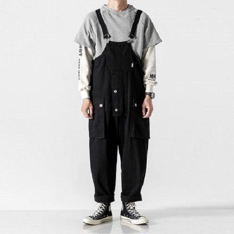 Jumpsuit Retro Tubo Recto con Tirantes