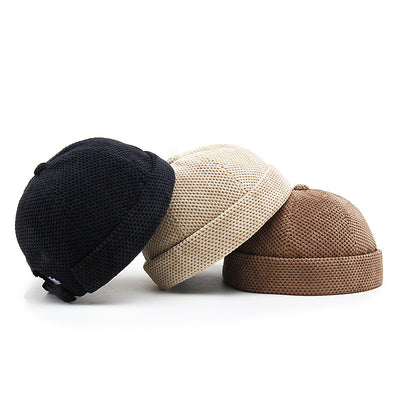 Gorro Retro Británico Estilo Melón con Luz LED para Otoño e Invierno - Image 7