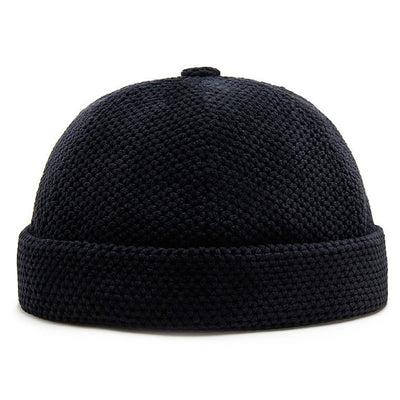 Gorro Retro Británico Estilo Melón con Luz LED para Otoño e Invierno - Image 11