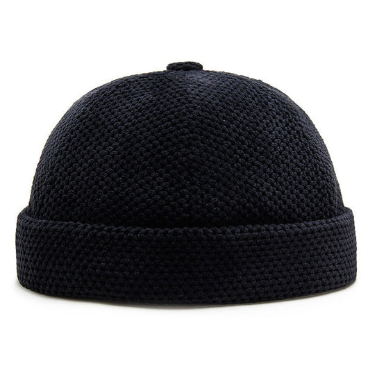 Gorro Retro Británico Estilo Melón con Luz LED para Otoño e Invierno - Image 11