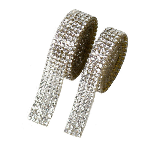 Cinturón y Pretina con Strass DIY Pegamento Dorsal y Perforación Térmica
