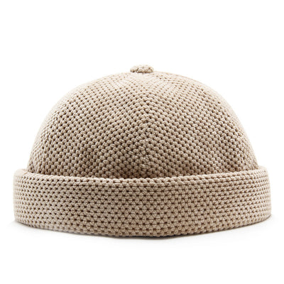 Gorro Retro Británico Estilo Melón con Luz LED para Otoño e Invierno - Image 6