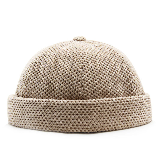 Gorro Retro Británico Estilo Melón con Luz LED para Otoño e Invierno - Image 6