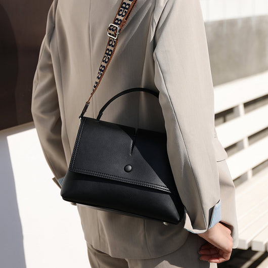 Bolso Bandolera de Cuero Coreano Retro para Mujer