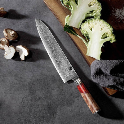 Cuchillo de Chef Damasco Profesional - Cuchilla de Corte y Picado - Image 8