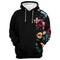 Sudadera con Capucha de Impresión 3D Digital de Marca Trendy