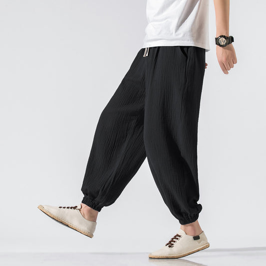 Pantalones Harem Casuales Talla Grande para Hombre - Corte Ancho y Cómodo - Image 2