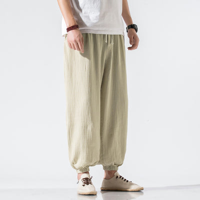 Pantalones Harem Casuales Talla Grande para Hombre - Corte Ancho y Cómodo - Image 5