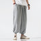 Pantalones Harem Casuales Talla Grande para Hombre - Corte Ancho y Cómodo