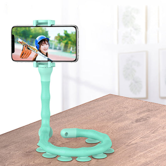 Soporte Flexible para Celular con Ventosa - Brazos Giratorios para Pared, Escritorio y Bicicleta