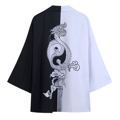 Bata Tai Chi Dragón Volador Estilo Chino - Hanfu Suelta con Estampado - Image 8