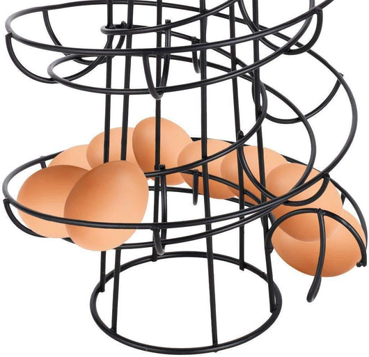 Organizador de Huevos Espiral de Hierro Forjado Práctico y Decorativo - Image 14