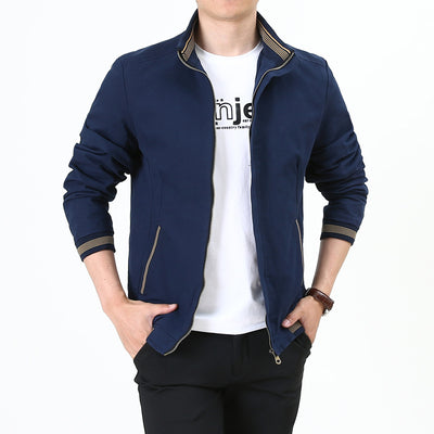 Chaqueta Casual Cuello Mao Hombre Talla Mediana - Image 10