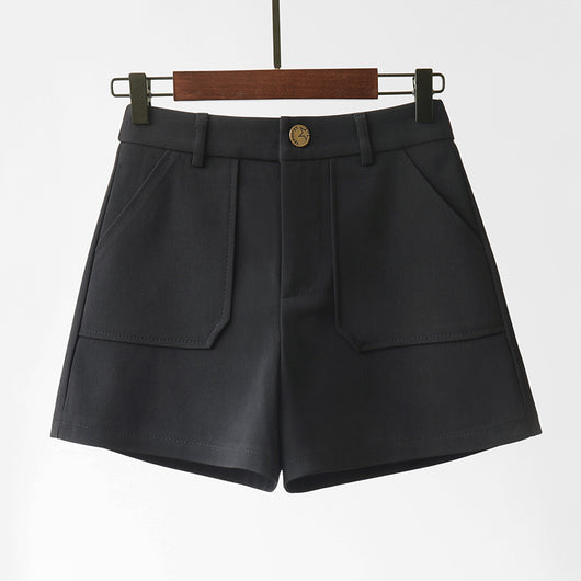 Pantalón Casual de Tiro Alto Slim en Negro - Image 7