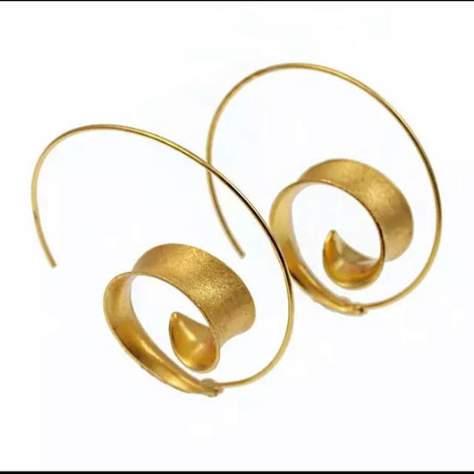 Aretes Espiral Hoja Personalidad - Diseño Moderno y Elegante - Image 11