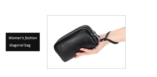 Billetera Clutch de Cuero Genuino con Muñequera y Compartimentos para Celular - Image 12