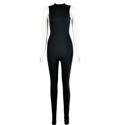Jumpsuit Elegante Sin Mangas Ajustado Estilo Europeo para Mujer - Image 12