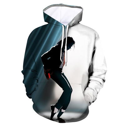 Sudadera Hip Hop Oversized con Capucha y Estampado 3D