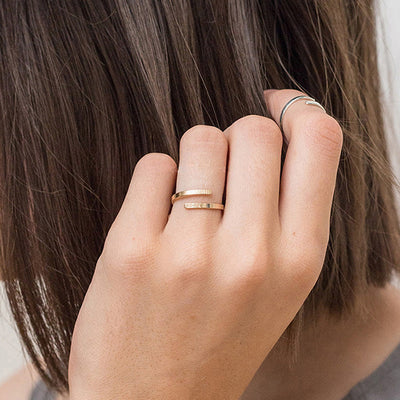 Anillo Personalizado con Dos Nombres Grabado - Joya Personalizable - Image 7