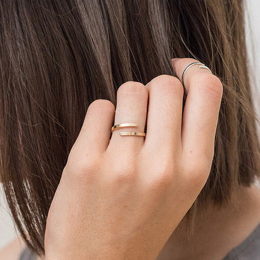 Anillo Personalizado con Dos Nombres Grabado - Joya Personalizable - Image 7