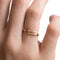 Personalized Name Ring Custom Double Name Ring Engraving Nameplate Ring Dorado