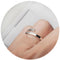 Personalized Name Ring Custom Double Name Ring Engraving Nameplate Ring Plateado