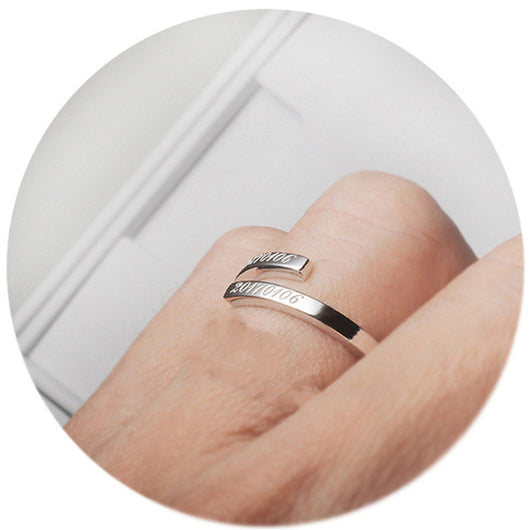 Anillo Personalizado con Dos Nombres Grabado - Joya Personalizable - Image 6