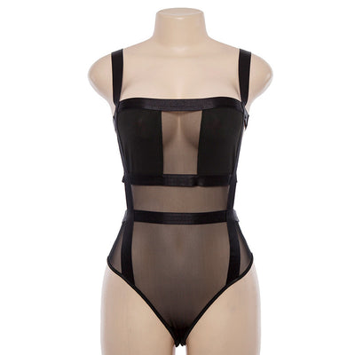 Enterizo Ajustado para Mujer con Cuello Palabra y Espalda de Malla - Image 14