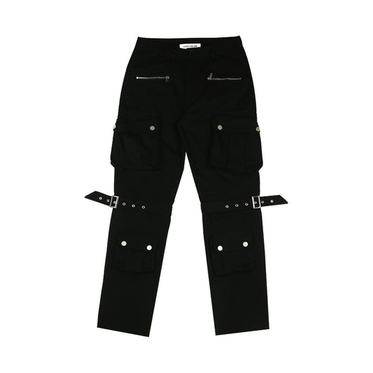 Pantalones Multibolsillos en Negro y Marrón - Image 7