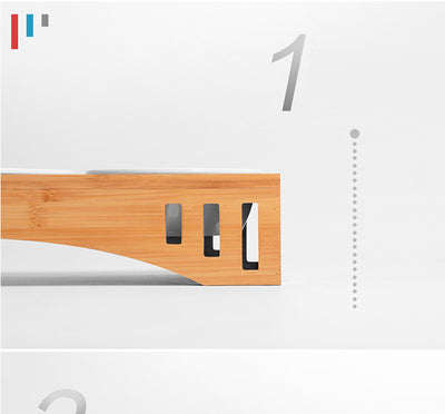 Comedero para Gatos de Cerámica con Base de Madera Maciza - Image 11