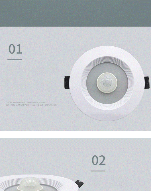 Foco LED Inteligente con Sensor de Movimiento Infrarrojo 220V - Image 6