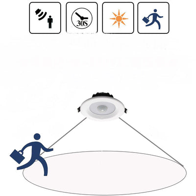 Foco LED Inteligente con Sensor de Movimiento Infrarrojo 220V
