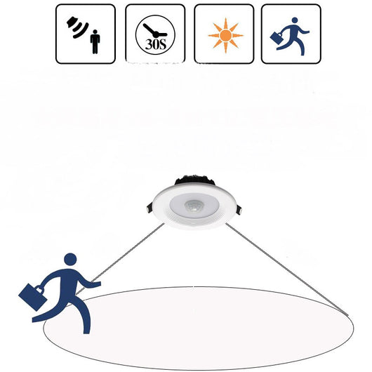 Foco LED Inteligente con Sensor de Movimiento Infrarrojo 220V