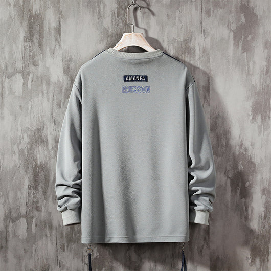 Suéter Casual Estampado para Hombre Cuello Redondo Manga Larga - Image 3
