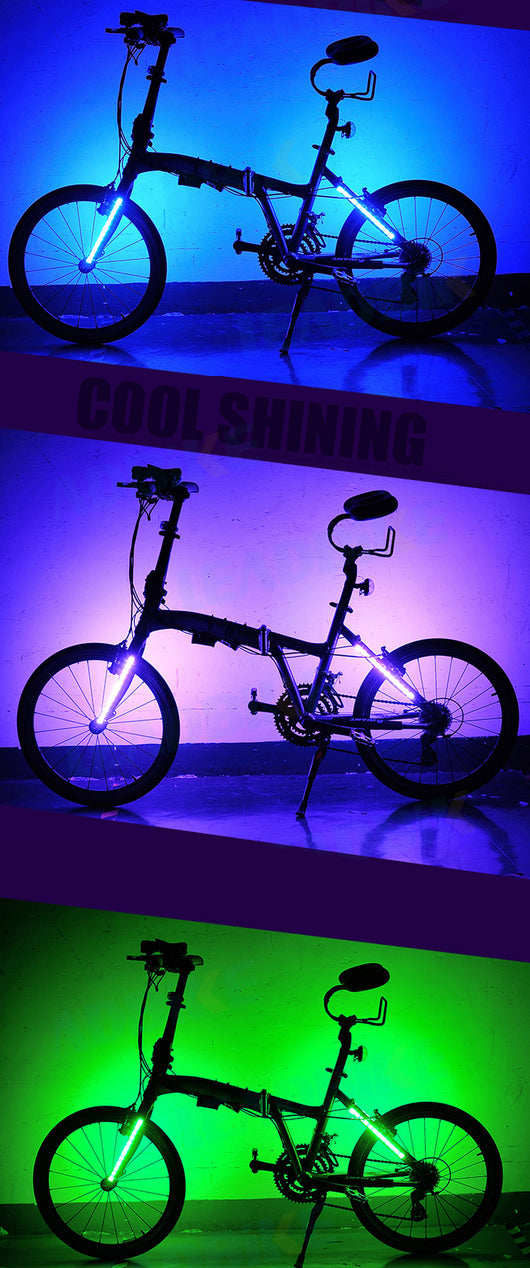 Luz de Advertencia LED Multicolor para Bicicleta y Seguridad Nocturna - Image 7
