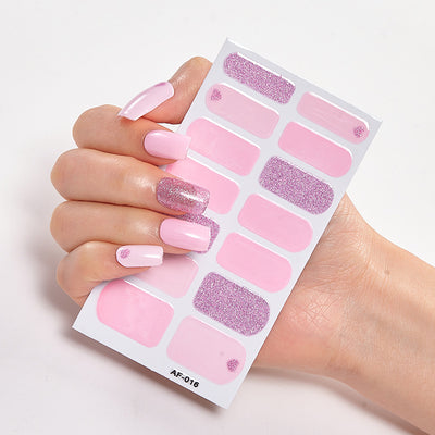 Adhesivos de Uñas Impermeables con Letras - Cobertura Total - Image 17