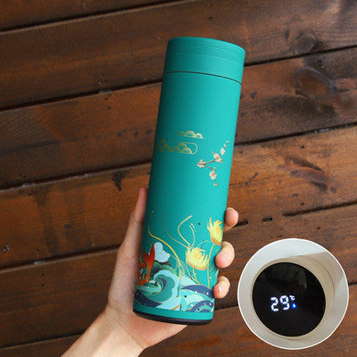 Taza Térmica Ejecutiva Guochaofeng - Diseño Retro Personalizable - Image 3